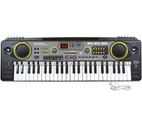 Bontempi School Digital Keyboard 15 4920 with 49 Keys - Black | With complete accessories for a harmonious touch