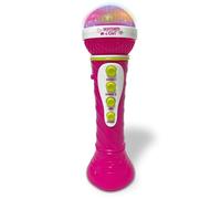 Bontempi | StarMic Karaoke Microphone with Luminous Effects for Real Star Performance, Pink, 60 x 195 x 60 mm