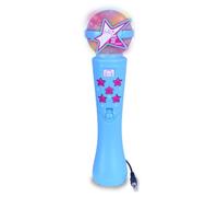 Bontempi | StarMic Karaoke Microphone with Luminous Effects for Real Star Performances, Star Blue