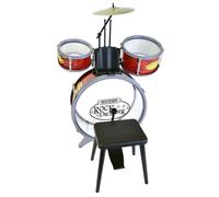 Bontempi 51 4504 Drum Set with Stool (4-Piece)