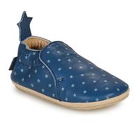 Bonton Baby Slippers DOUDOU STAR in Blue 3 / 4 toddler