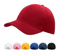 Bonu Boy Cap - Toddler Cap Kid Baseball Cap Sun Hat Cute Fashion Adjustable Sports Camp Spring Summer Autumn 3-6 Years Red