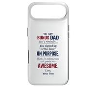 Bonus Dad Appreciation Stepdad Family Love From Son Message Case for iPhone Air