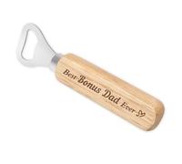 Bonus Dad Father's Day Gifts from Daughter,Bonus Dad Gifts from Son,Step Dad Gift,Daddy Birthday Present,Best Daddy Gift,Bottle Opener,Christmas Presents for Men Presents Ideas