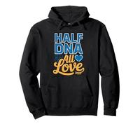 Bonus Dad Half DNA Love Stepfather Stepdad Blended Family Pullover Hoodie