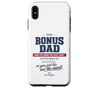 Bonus Dad Stepfather Daughter fathers day Crazy Family Love Case for iPhone XS Max