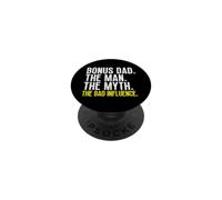 Bonus Dad The Man Myth Bad Influence Cool Step-Dad Stepdad PopSockets Adhesive PopGrip