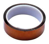 BONUS Eurotech 1BL08.03.0025/033A# 1Bl08.03 Polyimide Antistatic Masking And Electro-Insulation Tape, Silicon Based Adhesive, SD, Width 25 mm, Length 33 m, Total Thickness 0.06 mm, Amber