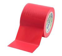 BONUS Eurotech 1BL23.45.0100/033A# Floor Marking PVC Tape, Rubber Based Adhesive, Width 100 mm, Length 33 m, Thickness 0.17 mm, Red