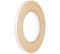 BONUS Eurotech 2BC10.01.0009/025A# Double Sided Adhesive Tape, Synthetic Rubber, Width 9 mm, Length 50 m, Thickness: 0.255 mm, White