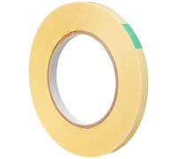 BONUS Eurotech 2BL11.00.0009/050A# 0 Double Sided Self Adhesive Tape, Synthetic Rubber Adhesive On Both Sides, Width 9 mm, Length 50 m, Total Thickness 0.09 mm, Yellow