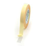 BONUS Eurotech 2BL11.00.0019/050A# 0 Double Sided Self Adhesive Tape, Synthetic Rubber Adhesive On Both Sides, Width 19 mm, Length 50 m, Total Thickness 0.09 mm, Yellow
