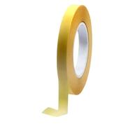 BONUS Eurotech 2BT15.00.0009/050A# 0 Double Sided Self Adhesive Tape, Synthetic Rubber Adhesive On Both Sides, Width 9 mm, Length 50 m, Total Thickness 0.10 mm, Brown