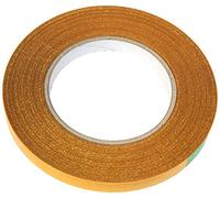 BONUS Eurotech 2BT15.00.0012/050A# 0 Double Sided Self Adhesive Tape, Synthetic Rubber Adhesive On Both Sides, Width 12 mm, Length 50 m, Total Thickness 0.10 mm, Brown