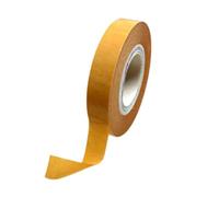 BONUS Eurotech 2BT15.00.0025/050A# 0 Double Sided Self Adhesive Tape, Synthetic Rubber Adhesive On Both Sides, Width 25 mm, Length 50 m, Total Thickness 0.10 mm, Brown