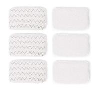 Bonus Life Steam Mop Pads for Bissell 1252 1606670 1543 1652 1132M 1530 11326 Symphony and Steam Vacuum Cleaner Series Replacement 6 Pack
