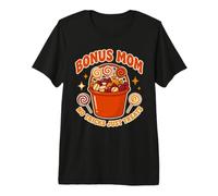 Bonus Mom Halloween No Tricks Just Treats Retro Stepmom Premium T-Shirt