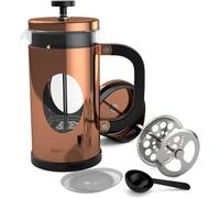 bonVIVO French Press Cafetiere 1000ml Stainless Steel Copper