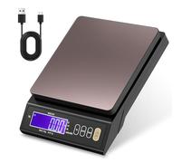Bonvoisin 10 lb Baking Scale 0.1 Gram Accuracy with Percentage Weighing Function, Weigh in Grams, Pounds and Ounces, Digital Scale for Kitchen, Ideal for Candle, Soap and Sourdough Bread Making