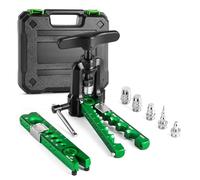 Bonvoisin 2 in 1 Flaring and Expanding Tool 1/4”-3/4” HVAC Single Flare & Swag Tool 45° Tube Flaring Tool with Limit Piece for Copper Aluminum Soft Tubes