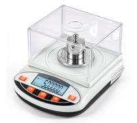 Bonvoisin Analytical Balance 500g/0.001g, Precision Lab Scale with Windshield, 1mg Readability, Stainless Steel Pan, 13 Units, Tare & Counting Functions, Factory Calibrated for Lab, Jewellery & Gold