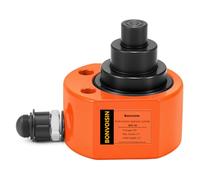 Bonvoisin Hydraulic Ram Jack 30T Low Profile Porta Power Cylinder Multi-Section 2.13" Stroke Lifting Cylinder for Machinery Shipbuilding Bridge Construction