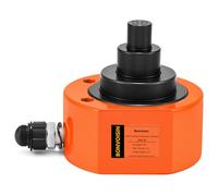 Bonvoisin Hydraulic Ram Jack 50T Low Profile Porta Power Cylinder Multi-Section 2.56" Stroke Lifting Cylinder for Machinery Shipbuilding Bridge Construction