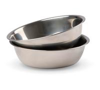 Bonza Two Piece Stainless Steel Dog Bowls for Pet Feeding Station. Per