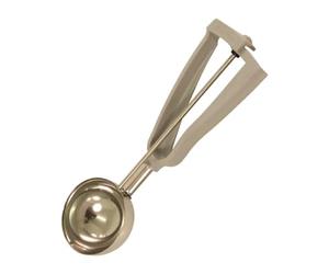 Bonzer 3379 Litegrip Portioner - Grey 8 | Color-coded handle offers easy portion control and quick identification in busy commercial kitchens.