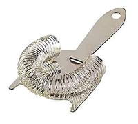 Bonzer Hawthorne Strainer 2ears - Stainless Steel | Filters out ice, fruit pulp, and herb fragments during the pour to ensure a smooth texture in finished cocktails.