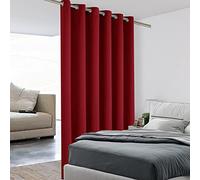 BONZER Wide Room Divider Blackout Curtain Total Privacy