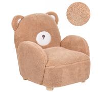 Kids Armchair Teddy Bear BOO Boucle Brown