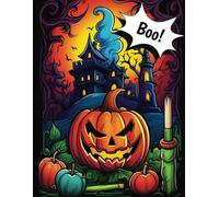 Boo - Activity Book for Children aged 5-8 years: Halloween themed activity book for some screen free fun! Packed with bold easy images