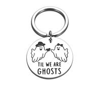 Boo Basket Stuffers for Women Men Him Halloween Boo Basket Items Ghost Keychain - Halloween Baskets Stuffers Spooky Keychain for Him Her Spooky Gifts for National Boyfriend Day Anniversary Birthday