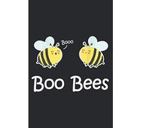 Boo Bees Halloween Ghost Bee Here For The Boos Woman: Undated Daily Planner: Set Goals, Plans, And Schedules Monthly, Weekly, And Daily (6" x 9" ), 119 Pages