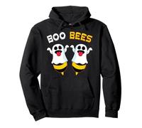 Boo Bees Halloween Shirt Couples Funny Halloween Costume Pullover Hoodie