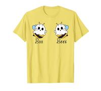 Boo Bees Women Funny Halloween Matching Ghost Costume T-Shirt