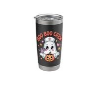 Boo Boo Crew Ghost Nurse Halloween Fun Stainless Steel Insulated Tumbler