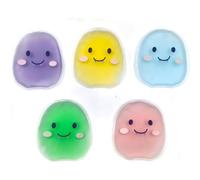 Boo Boo Hot Cold Ice Packs for Pain Relief, Lunch Bags Ice Packs, Reusable Gel Ice Pack for Kids Injuries, Fever, Wisdom Teeth, Tired Eyes, Headaches, Gel Bead Wrap (5 Little Ghosts)