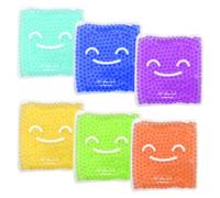 Boo Boo Ice Packs, Small Ice Packs for Injuries Hot & Cold Ice Packs Bulk Reusable Tiny Ice Pack Cold Compress for Pain Relief (6 Pack)