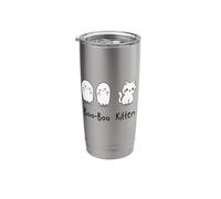 Boo Boo Kitten Scaredy Cat Sheet Ghost Kitty Cat Halloween Stainless Steel Insulated Tumbler