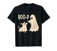 Boo Boo-p Chihuahua Ghost Funny Halloween Dog Lovers Dog Mom T-Shirt