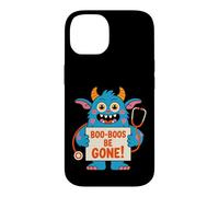 Boo-Boos Be Gone Cute Monster Nurse Design Case for iPhone 14