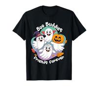 Boo Buddies Halloween 4 Friendly Ghost Friends Family T-Shirt