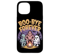 Boo Bye Forever Halloween Funny Spooky Quote Case for iPhone 15