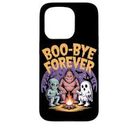 Boo Bye Forever Halloween Funny Spooky Quote Case for iPhone 15 Pro