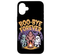 Boo Bye Forever Halloween Funny Spooky Quote Case for iPhone 16 Plus