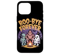 Boo Bye Forever Halloween Funny Spooky Quote Case for iPhone 16 Pro Max