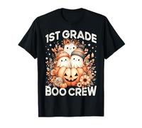 Boo Crew 1st Grade Teacher Kid Group Halloween Costume Ghost T-Shirt
