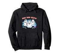 Boo Crew Ghost Nurses Shirt Cute Halloween ER Medical RN Pullover Hoodie